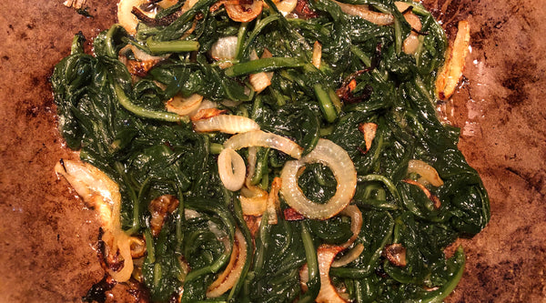 Recipe of the Week:  Hindbeh (Lebanese Dandelion Greens)