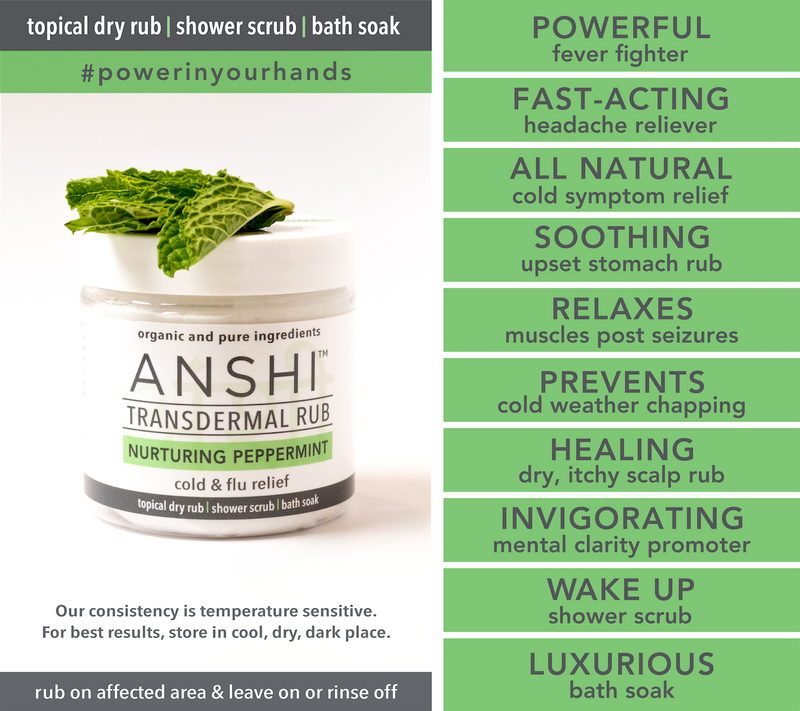 Nurturing Peppermint | Body & Face | Cold & Flu Relief with 10+ Ways to Use - Wet or Dry!